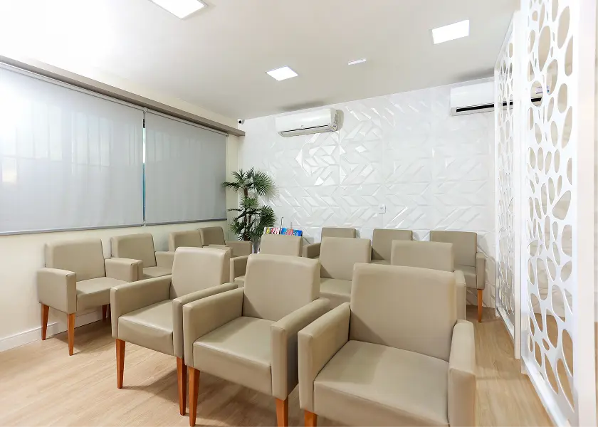 Recepção do laboratório